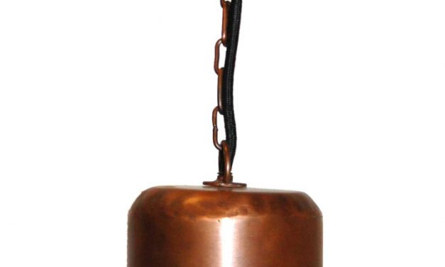 TRADEMARK LIVING Loftlampe med enkelt udtryk – kobber