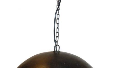 TRADEMARK LIVING Loftpendel i fabriksstil – Burned wax – lille