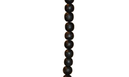 TRADEMARK LIVING hængelampe i træ – antiksort