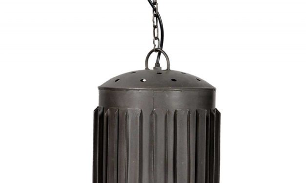 TRADEMARK LIVING Loftpendel – antikzink og lakeret jern