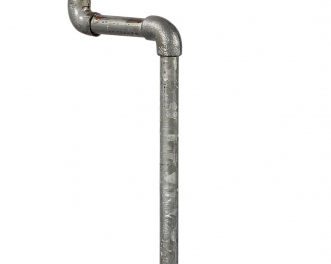 TRADEMARK LIVING Tøjstativ i rå jernrør