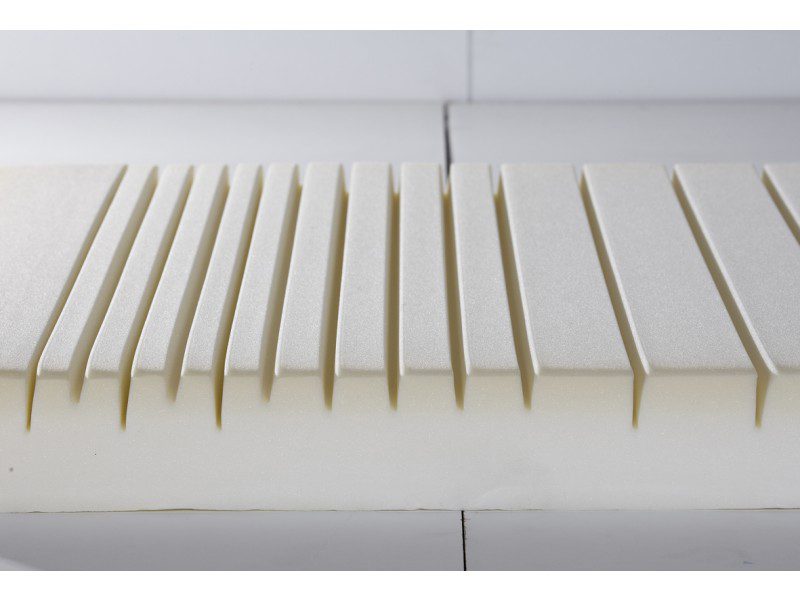 MANIS-H Skummadras – ergonomisk, inkl. vaskbart hvidt betræk (flere størrelser) 90×160