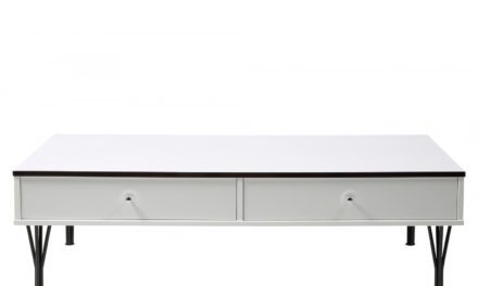 Pippolo Sofabord/TV-bord, Hvid