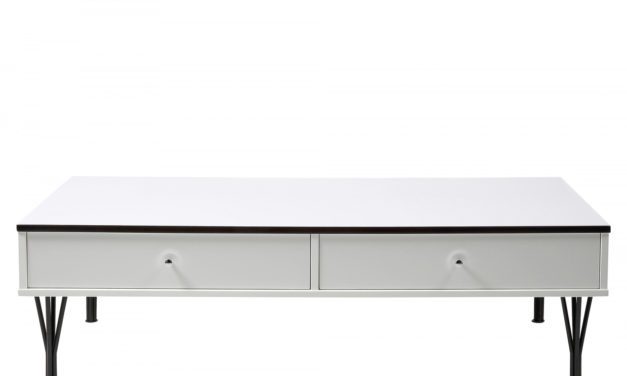 Pippolo Sofabord/TV-bord, Hvid