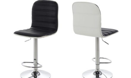 Satella barstol – sort/hvid