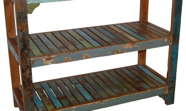 TRADEMARK LIVING Reol i genbrugstræ