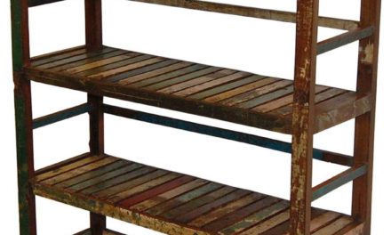 TRADEMARK LIVING Reol i genbrugstræ