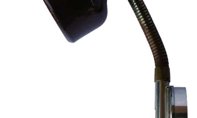 TRADEMARK LIVING Gammel retro væglampe – brun