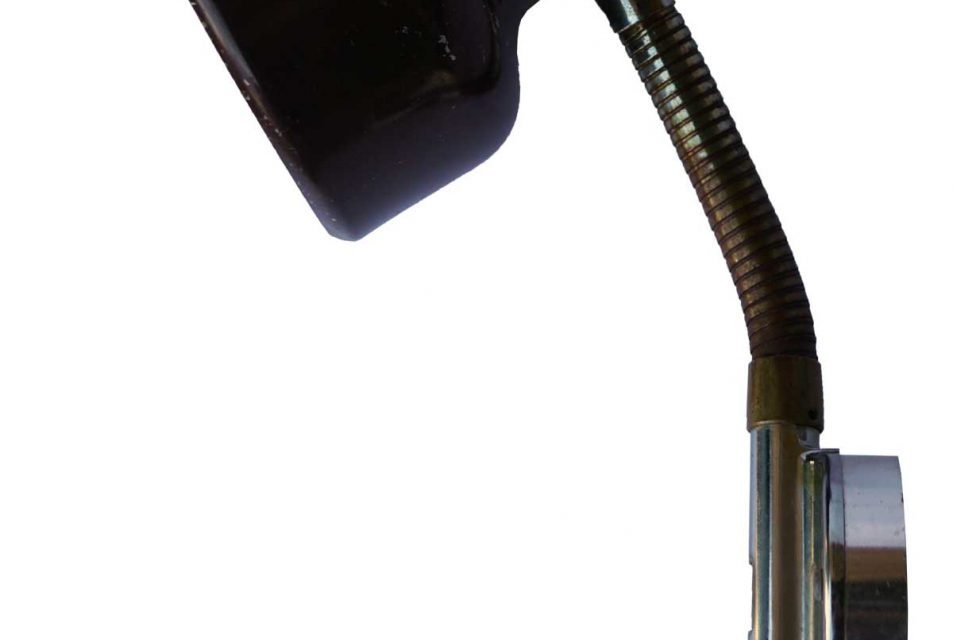 TRADEMARK LIVING Gammel retro væglampe – brun