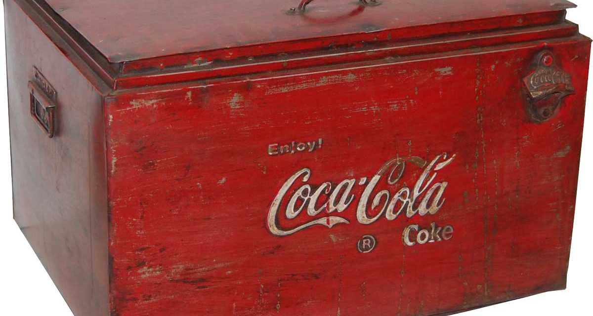 TRADEMARK LIVING Coca Cola køleboks – gammel vintage