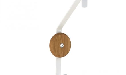 FURBO Ewo – dobbeltkrog i hvidt stål og træ