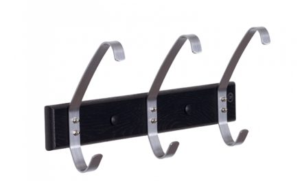 FURBO Rock – knagerække, 40 cm. Sort