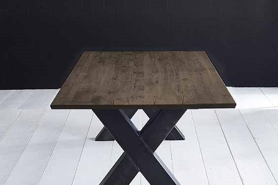 Concept 4 You Plankebord – Schweizerkant med Freja-ben, m. udtræk 3 cm 220 x 100 cm 02 = smoked