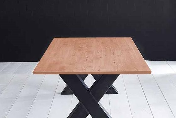 Concept 4 You Plankebord – Schweizerkant med Freja-ben, m. udtræk 3 cm 220 x 100 cm 03 = white wash