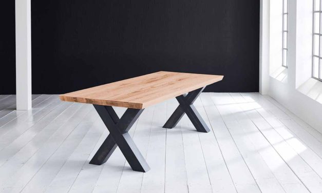 Concept 4 You Plankebord – Schweizerkant med Freja-ben, m. udtræk 6 cm 200 x 110 cm 06 = old bassano