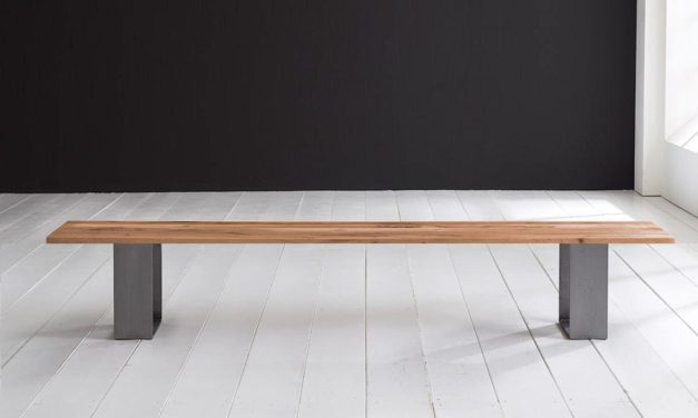 Concept 4 You Spisebordsbænk – Houston ben 180 x 40 cm 3 cm 01 = olie