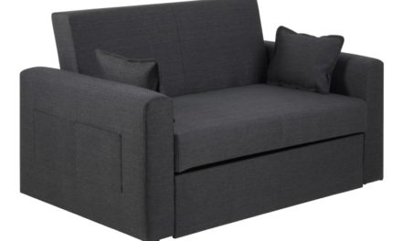 Ravenna sovesofa – grå antracit med magasinholder