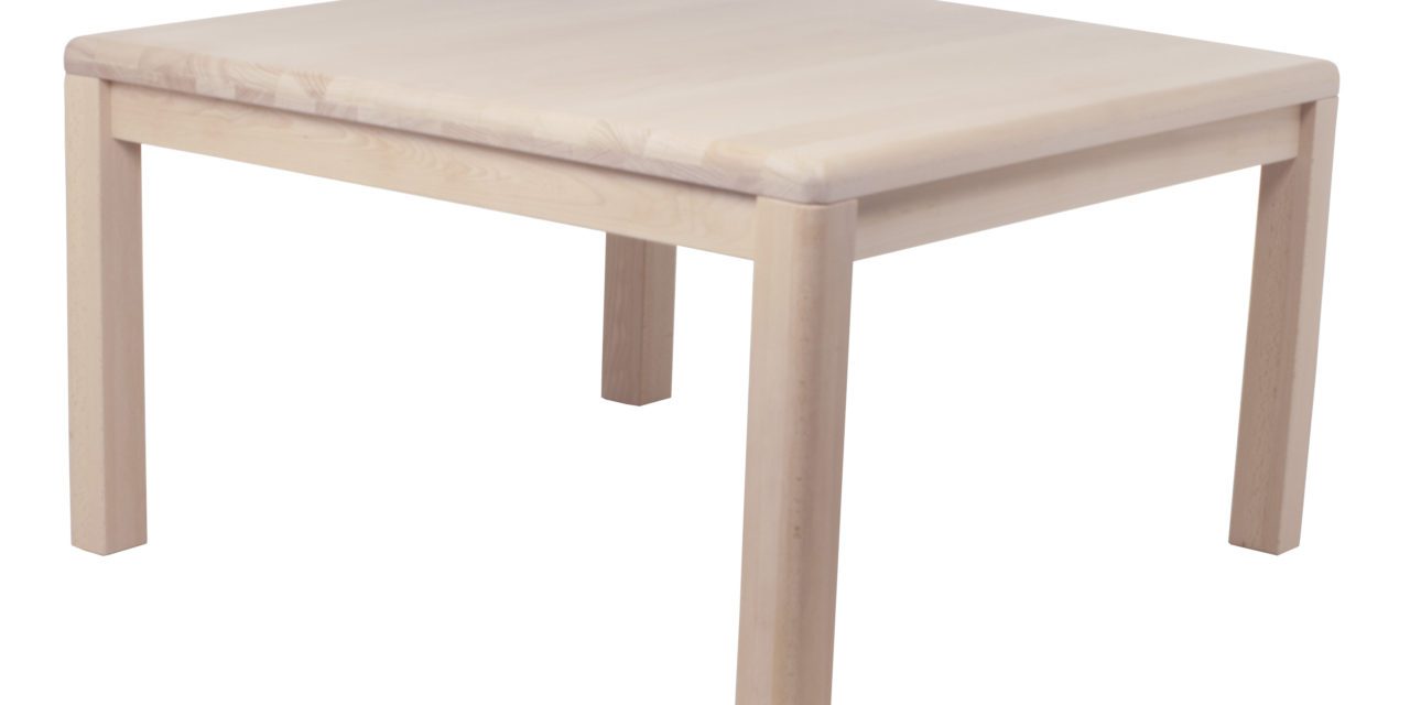 Lina sofabord, massivt bøg – kvadratisk