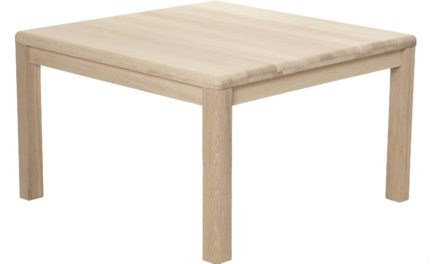 Lina sofabord, massivt eg – kvadratisk