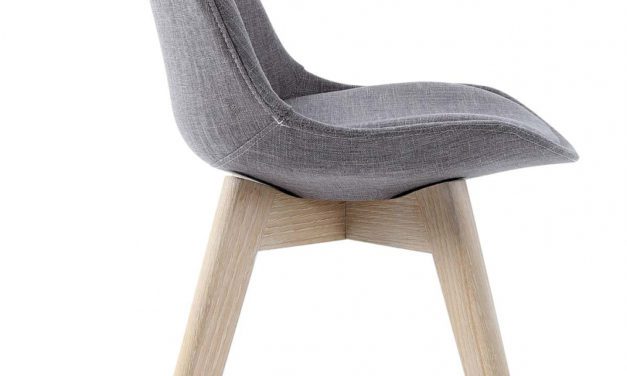 Rosa spisebordsstol, Grå/eg