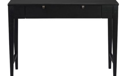 Confetti konsolbord – sort eg, m. skuffe
