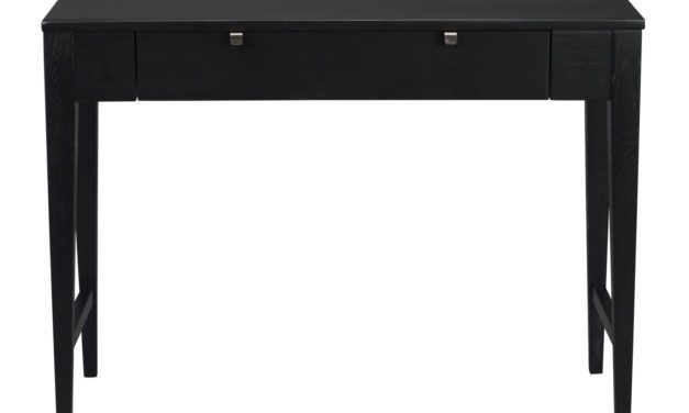 Confetti konsolbord – sort eg, m. skuffe