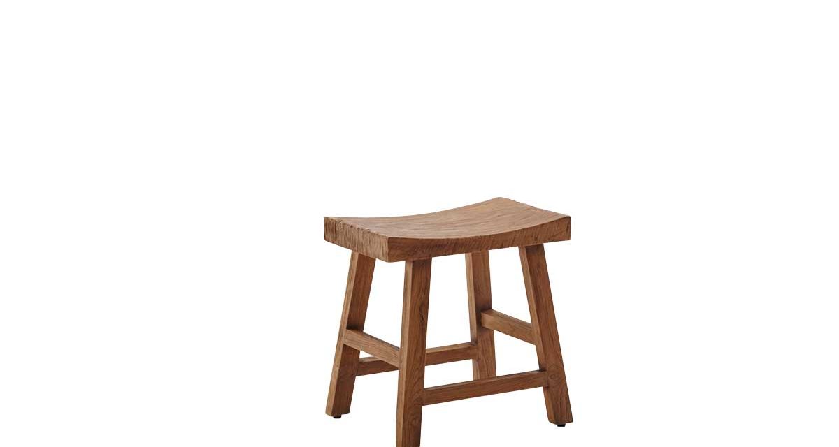 Sika Design Charles skammel i flot teak træ