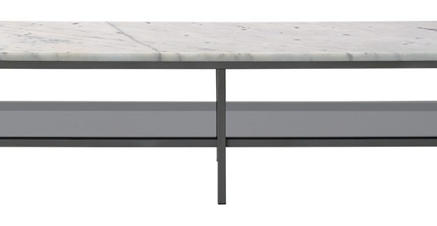 Ascot marmor TV-bord – hvid/grå