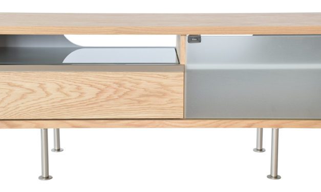 Frank TV-bord med skuffe og opbevaring – natur