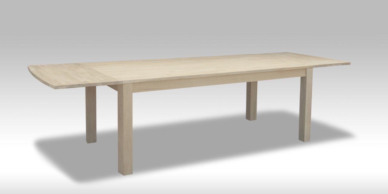 Paris tillægsplade i hvidolieret egetræ (90×50)