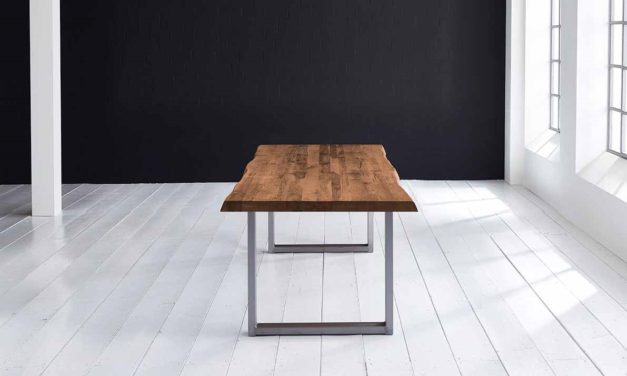 Concept 4 You Plankebord – Barkkant Eg med Manhattan ben, m. udtræk 6 cm 240 x 110 cm 06 = old bassano