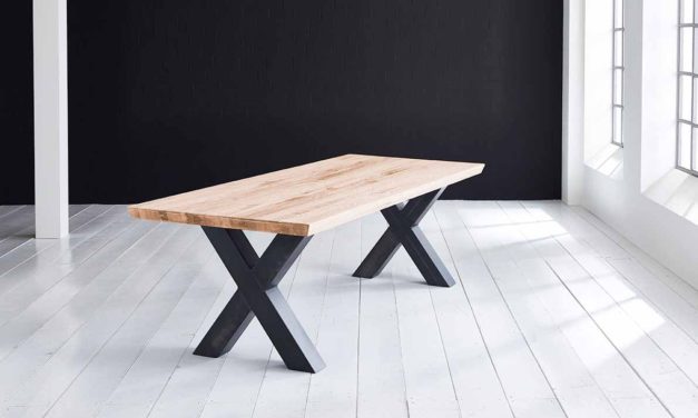 Concept 4 You Plankebord – Schweizerkant med Freja-ben, m. udtræk 6 cm 220 x 100 cm 01 = olie