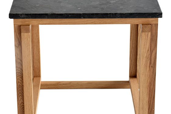 Accent marmor Sofabord, 50×50