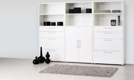 Prima stort reolsystem – Hvid