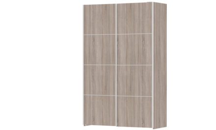 Verona trøffelfarvet garderobeskab – Smal