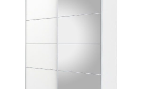 Verona skab med hylder i hvid