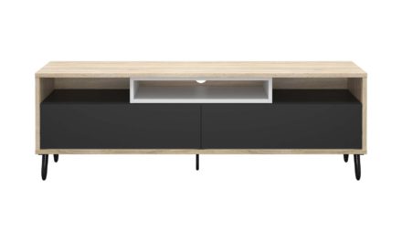 Match TV-bord – Eg/Koksgrå/Hvid