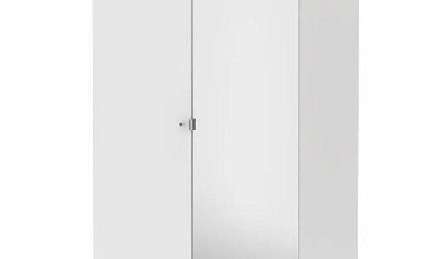 Save garderobeskab (100 cm) med spejllåge
