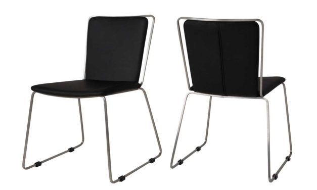 Alfa spisebordsstol – sort