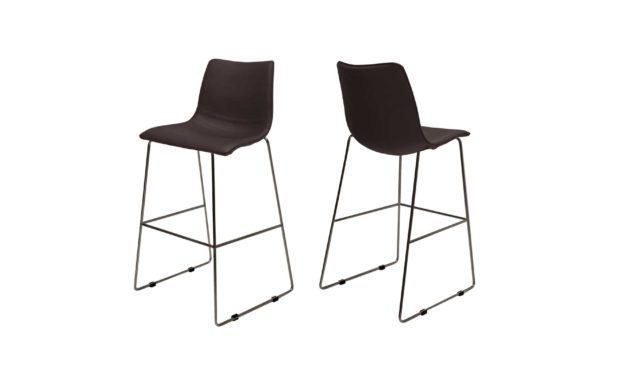 Delta barstol i mørkebrun