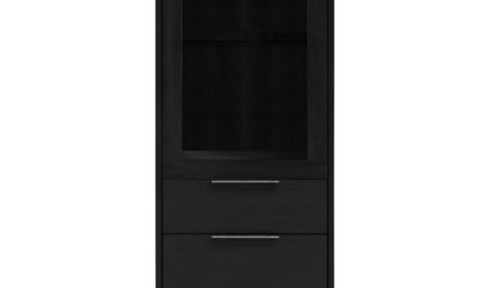 Figaro vitrine, tårn 1 låge. 3 skuf.