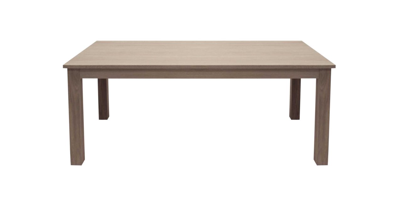 Houston spisebord – hvidolieret m. udtræk