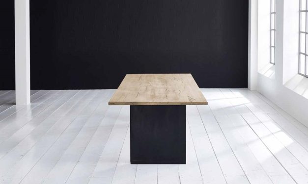 Concept 4 You Plankebord – Lige kant med T-ben, m. udtræk 3 cm 220 x 100 cm 04 = desert