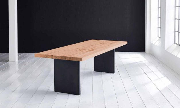 Concept 4 You Plankebord – Lige kant med T-ben, m. udtræk 6 cm 200 x 100 cm 06 = old bassano