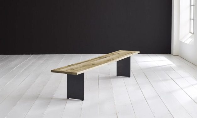 Concept 4 You Spisebordsbænk – Line Ben 240 x 40 cm 3 cm 05 = sand
