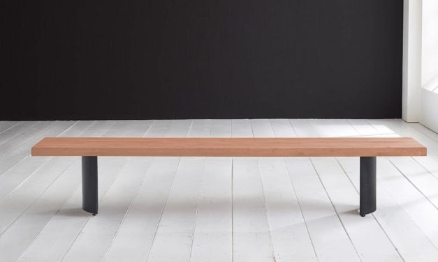 Concept 4 You Spisebordsbænk – Arc-ben 180 x 40 cm 6 cm 03 = white wash
