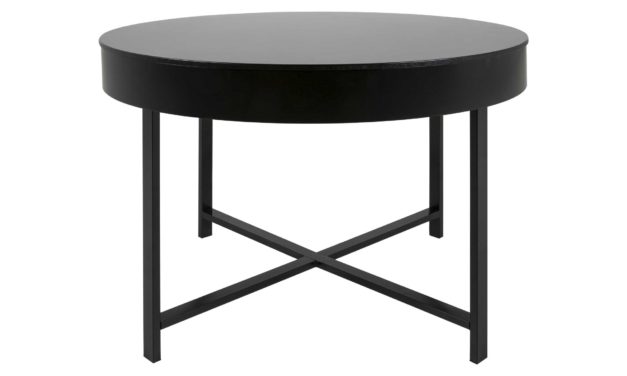 Molly sofabord med aftagelig top – sort