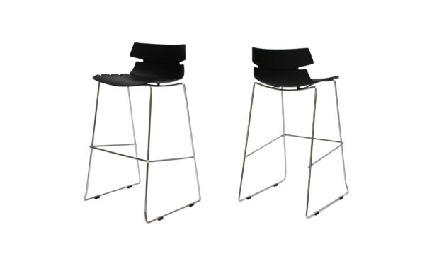 Victor barstol, sort