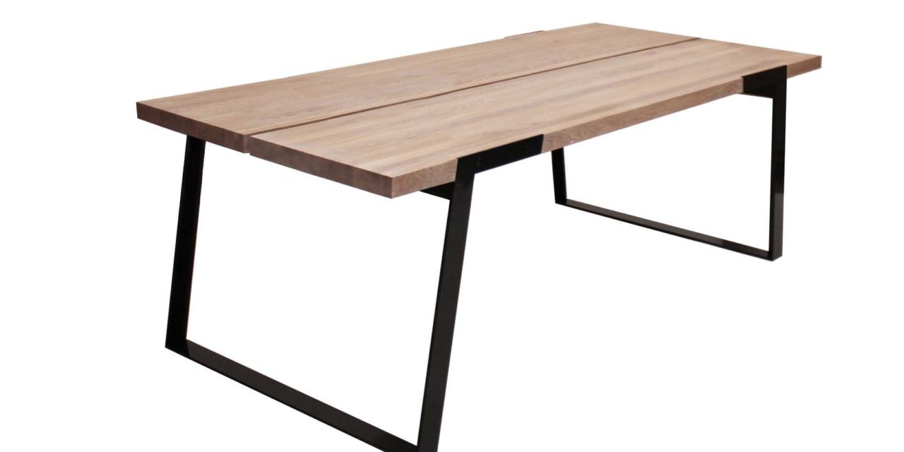 Zilas plankebord – hvidolieret vildeg, m. udtræk (240×100)