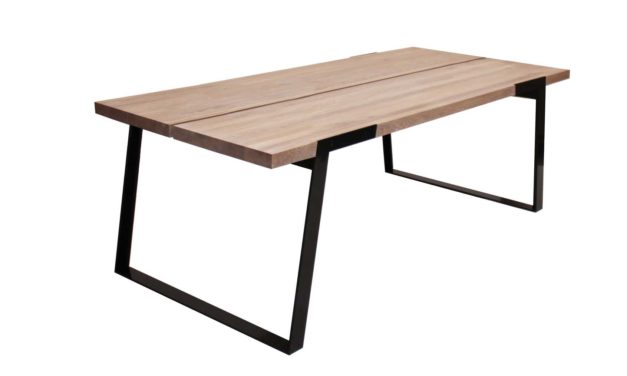 Zilas plankebord – hvidolieret vildeg, m. udtræk (240×100)